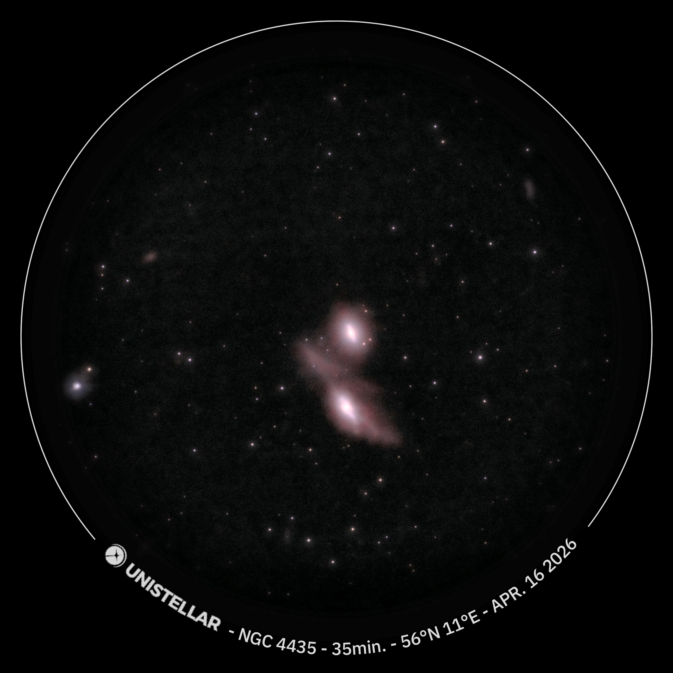 NGC 4435 og NGC 4438 - Øjnene