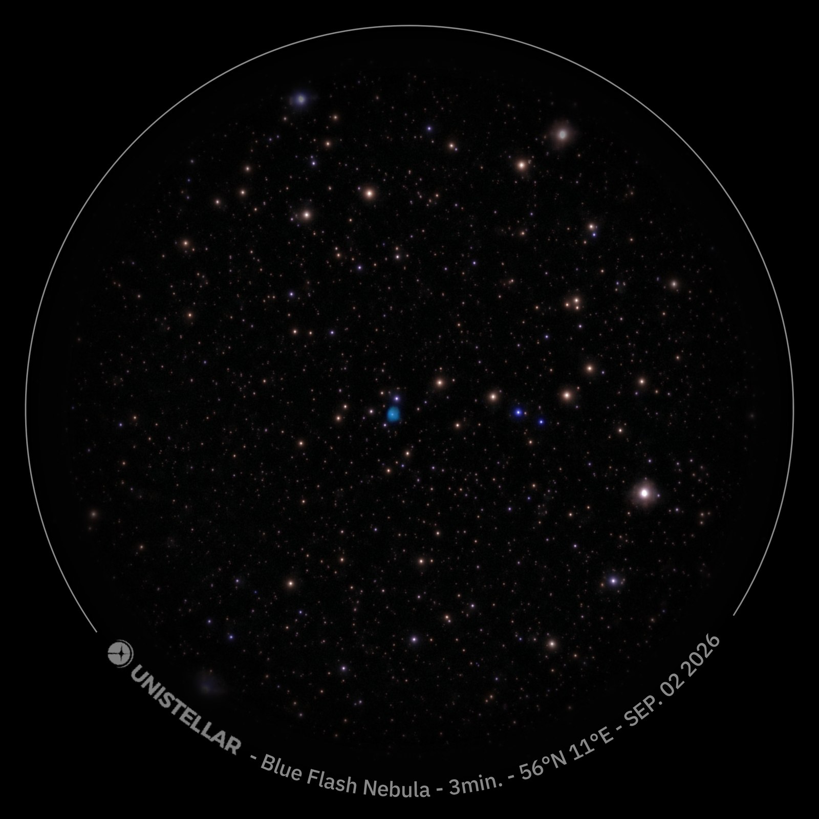 NGC 6905 Blue Flash-tågen